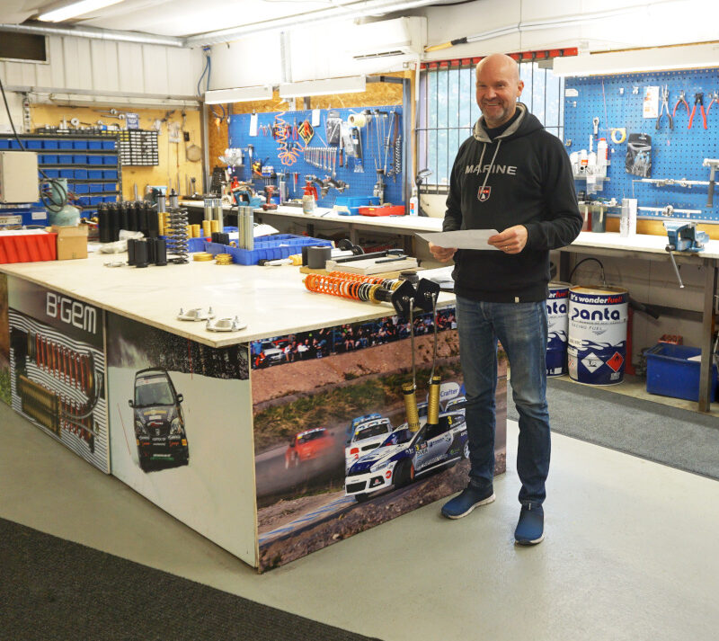Marko Rämänen at the premises of Lebigem in 2020.<br>