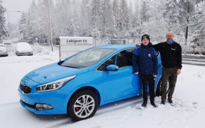 Rally driver Nuutti Korhonen continues the family tradition