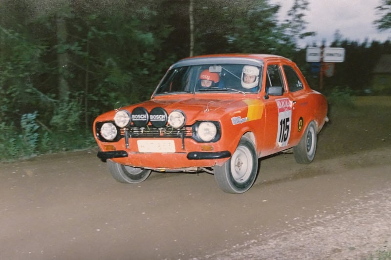Marko Rämänen at the Orimattila Rally in 1989.