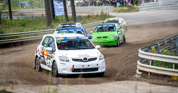 Bigem rallicross-iskunvaimentimet.