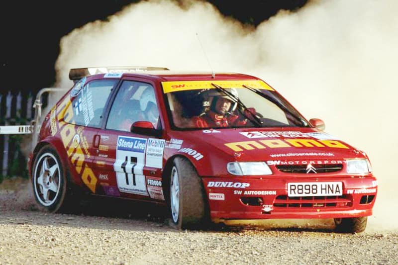 Marko Rämänen with Citroen Saxolla in 1999.